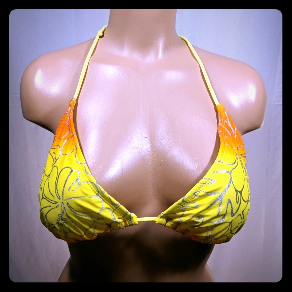 Girl Winki Brand hot yellow bra bikini swimsuit D